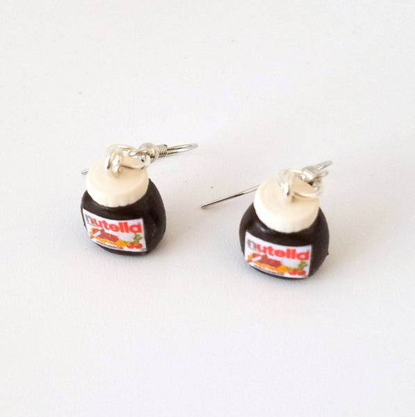 Miniature Nutella jars dangle Earring