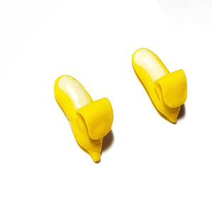 Banana Stud Earrings -Miniature food earrings,mini food jewelry,fruit,earrings,accessories