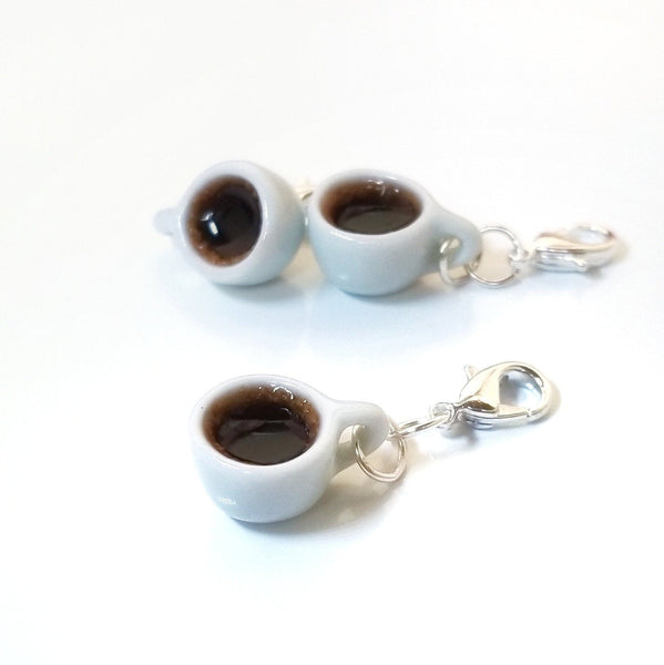 Miniature Hot Coffee Charm