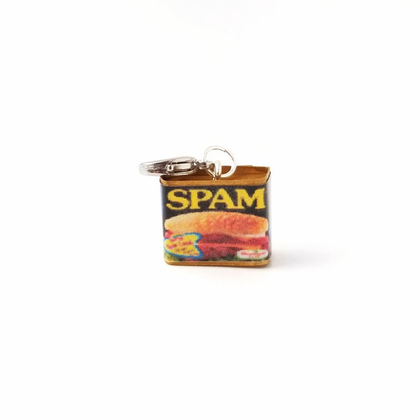 Can of Spam Charm- Miniature food jewelry- lunchmeat pendants- Kawaii charms