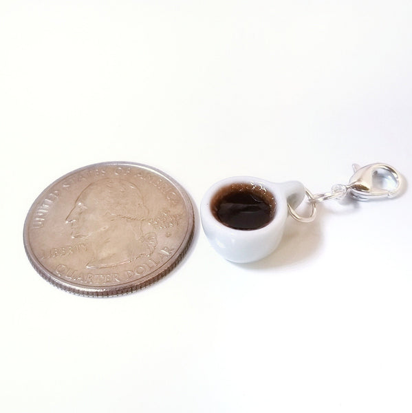 Miniature Hot Coffee Charm