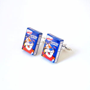 Miniature Frosted Flake Cereals Cufflinks