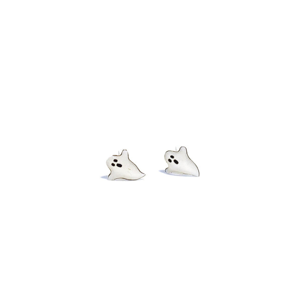 Miniature Ghost Stud Earrings