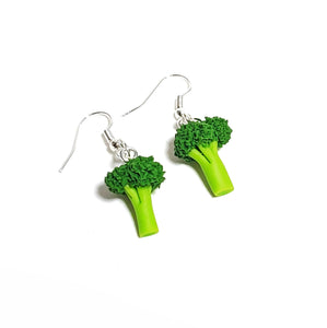 Miniature Broccoli Dangle Earrings