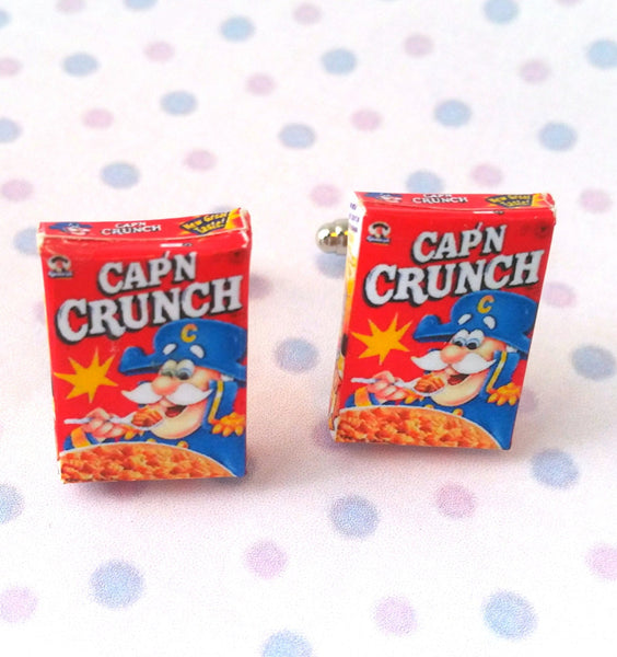 Miniature Capn Crunch Cereals Cufflinks