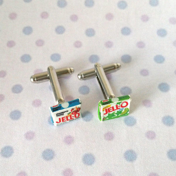 Miniature Food Jello Cufflinks