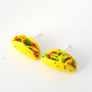 Miniature Taco Earrings