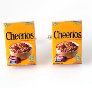 Miniature Cheerios Cereals Cufflinks,wedding cufflinks, gifts, cereals, cheerios, breakfast